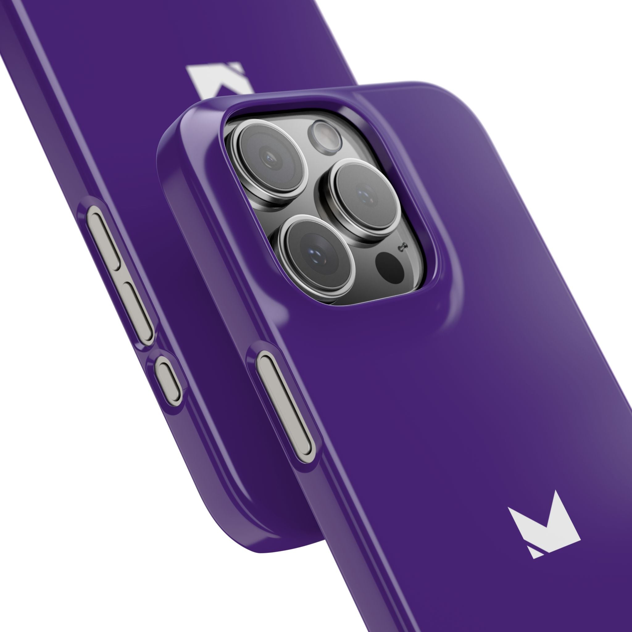 Purple — Slim Matte Protective Phone Case (Compatible with iPhone only)
