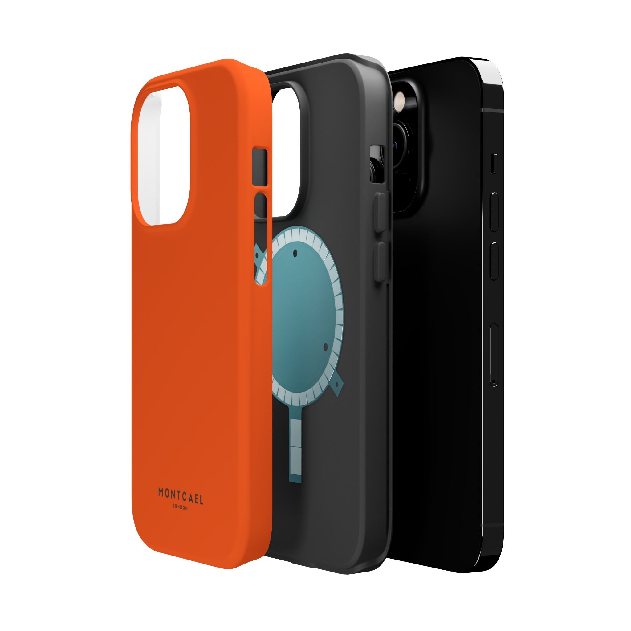 Orange — Magnetic Impact-Resistant Phone Case — Slim Shockproof MagSafe-Compatible (Compatible with iPhone and Samsung only)
