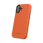 Orange — Magnetic Impact-Resistant Phone Case — Slim Shockproof MagSafe-Compatible (Compatible with iPhone and Samsung only)