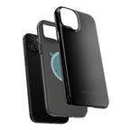 Black — Magnetic Impact-Resistant Phone Case — Slim Shockproof MagSafe-Compatible (Compatible with iPhone and Samsung only)