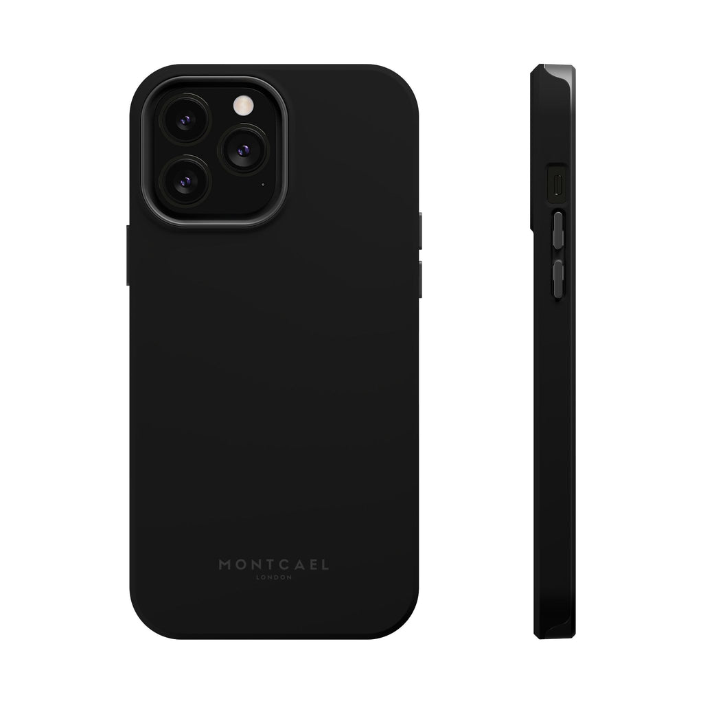 Black — Magnetic Impact-Resistant Phone Case — Slim Shockproof MagSafe-Compatible (Compatible with iPhone and Samsung only)