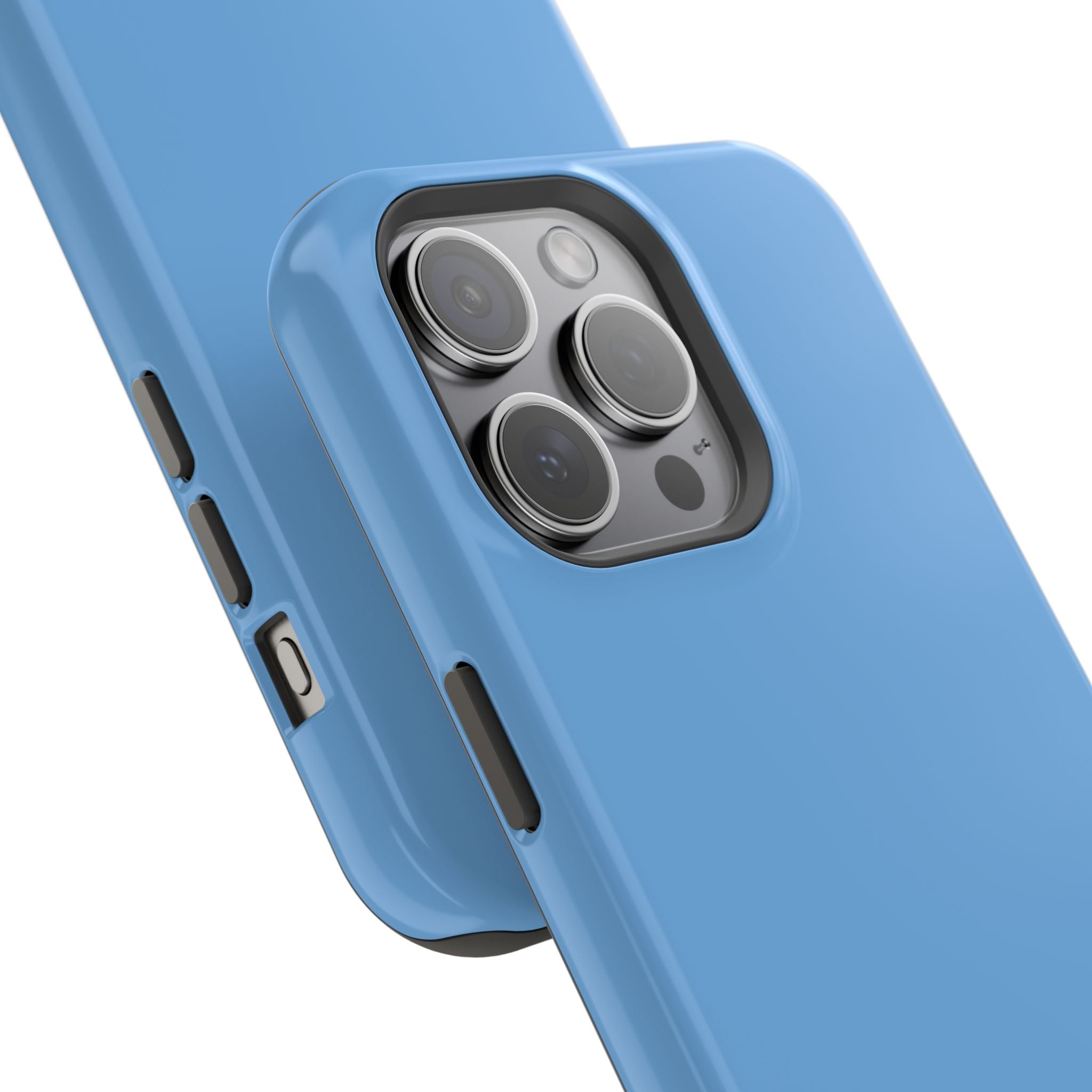 Light Blue — Magnetic Impact-Resistant Phone Case — Slim Shockproof MagSafe-Compatible (Compatible with iPhone and Samsung only)