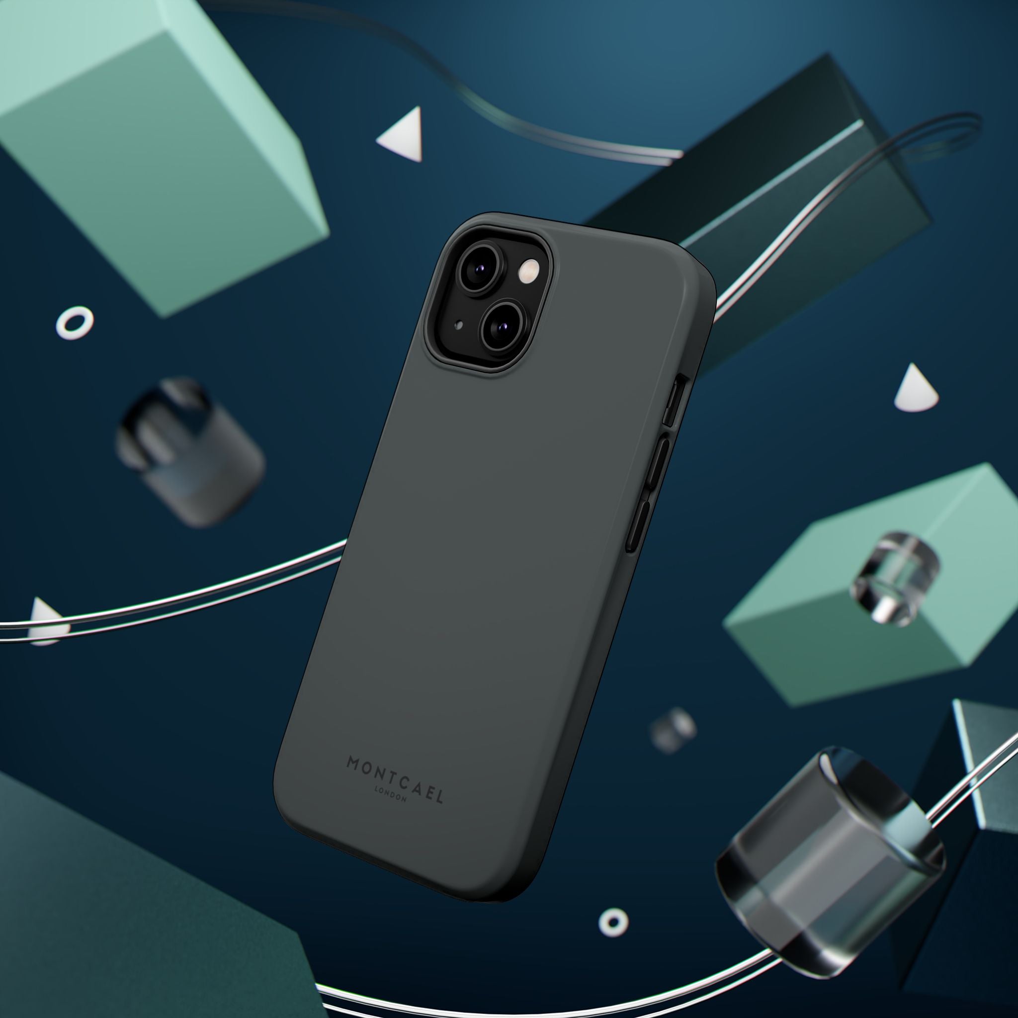 Dark Grey — Magnetic Impact-Resistant Phone Case — Slim Shockproof MagSafe-Compatible (Compatible with iPhone and Samsung only)