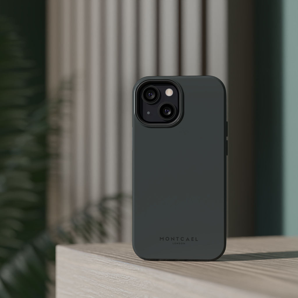 Dark Grey — Magnetic Impact-Resistant Phone Case — Slim Shockproof MagSafe-Compatible (Compatible with iPhone and Samsung only)