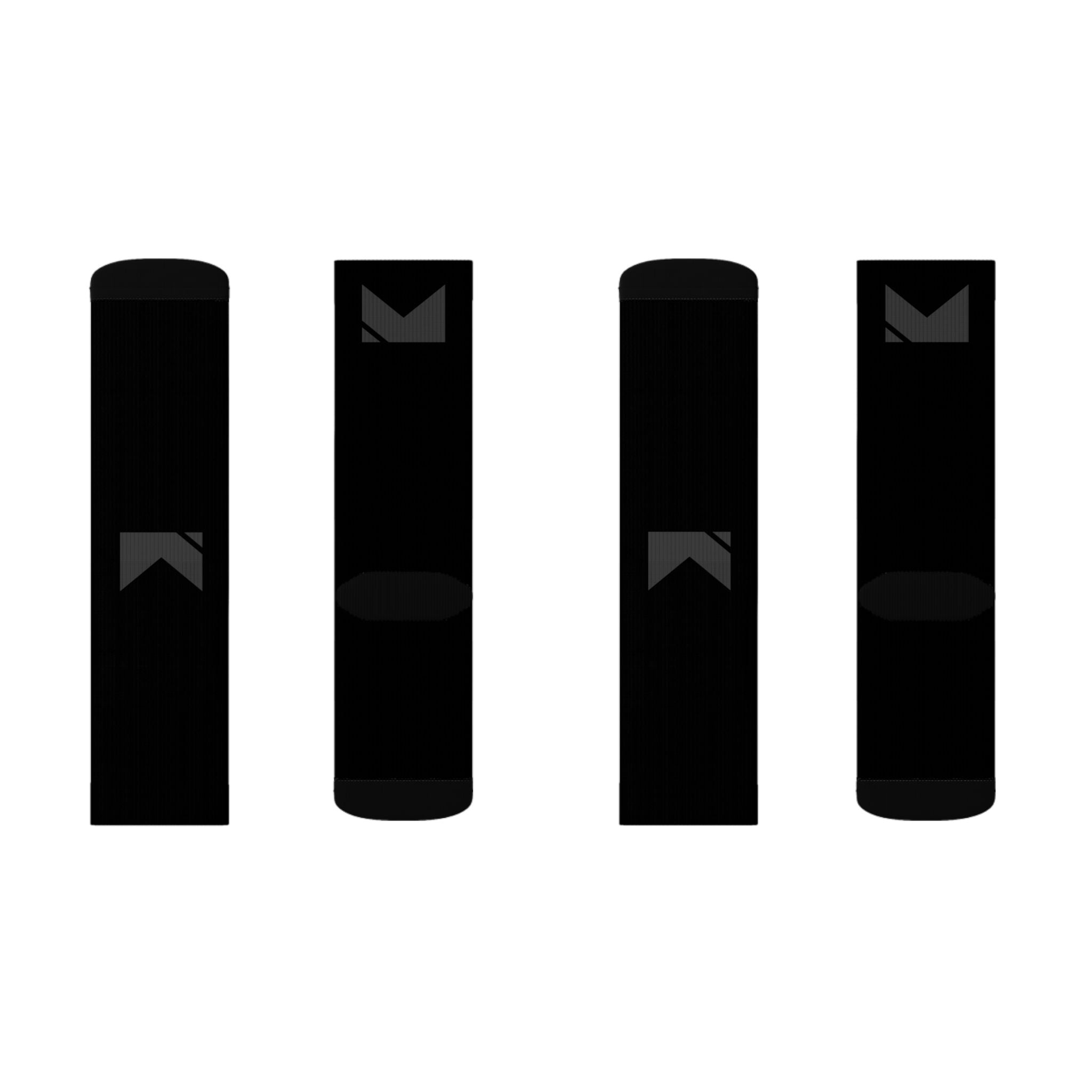 Classic 100% Cotton Black Socks