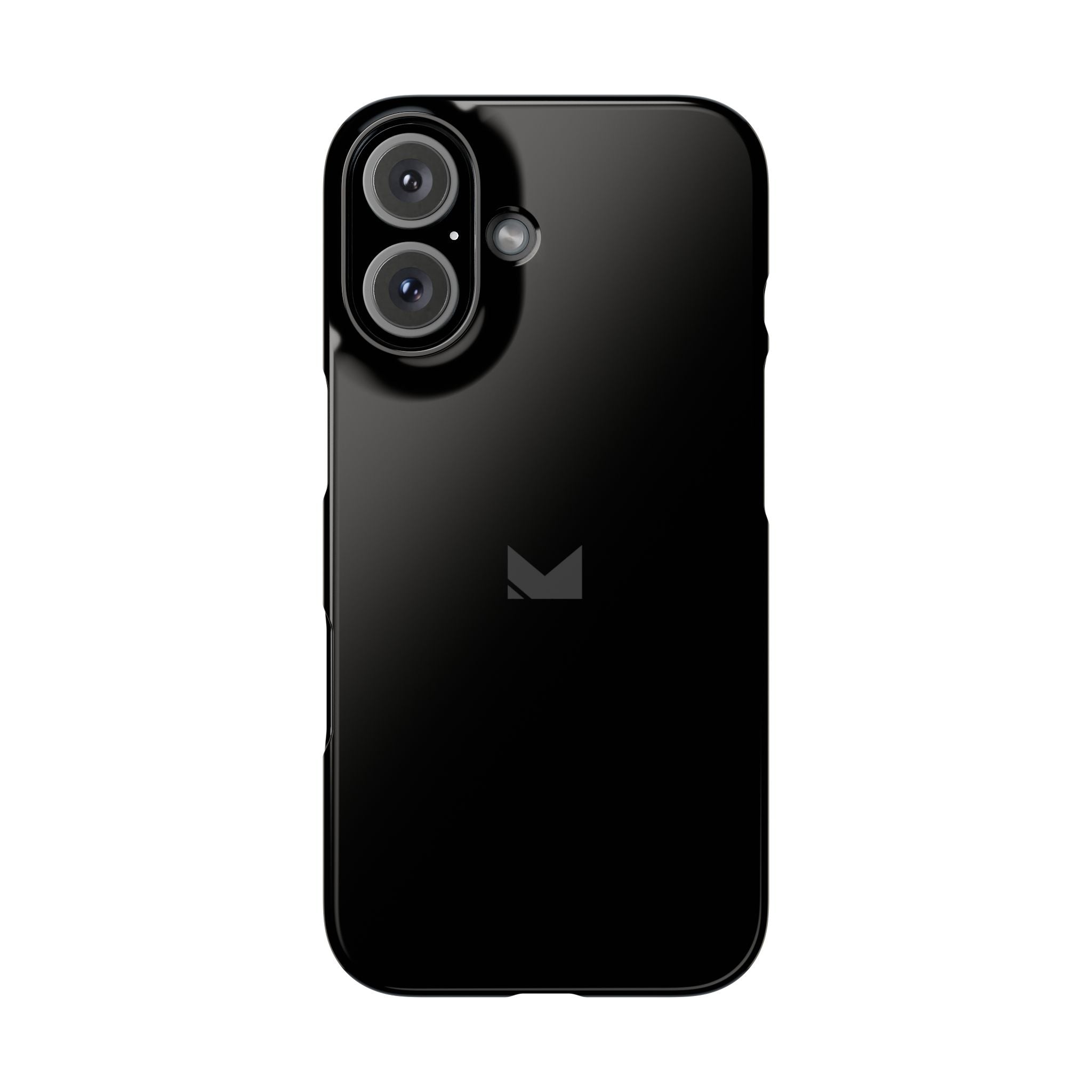 Black — Slim Matte Protective Phone Case (Compatible with iPhone only)