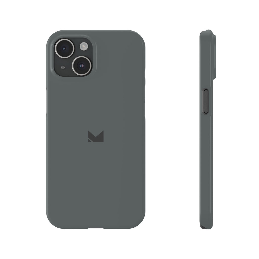 Dark Grey — Slim Matte Protective Phone Case (Compatible with iPhone only)