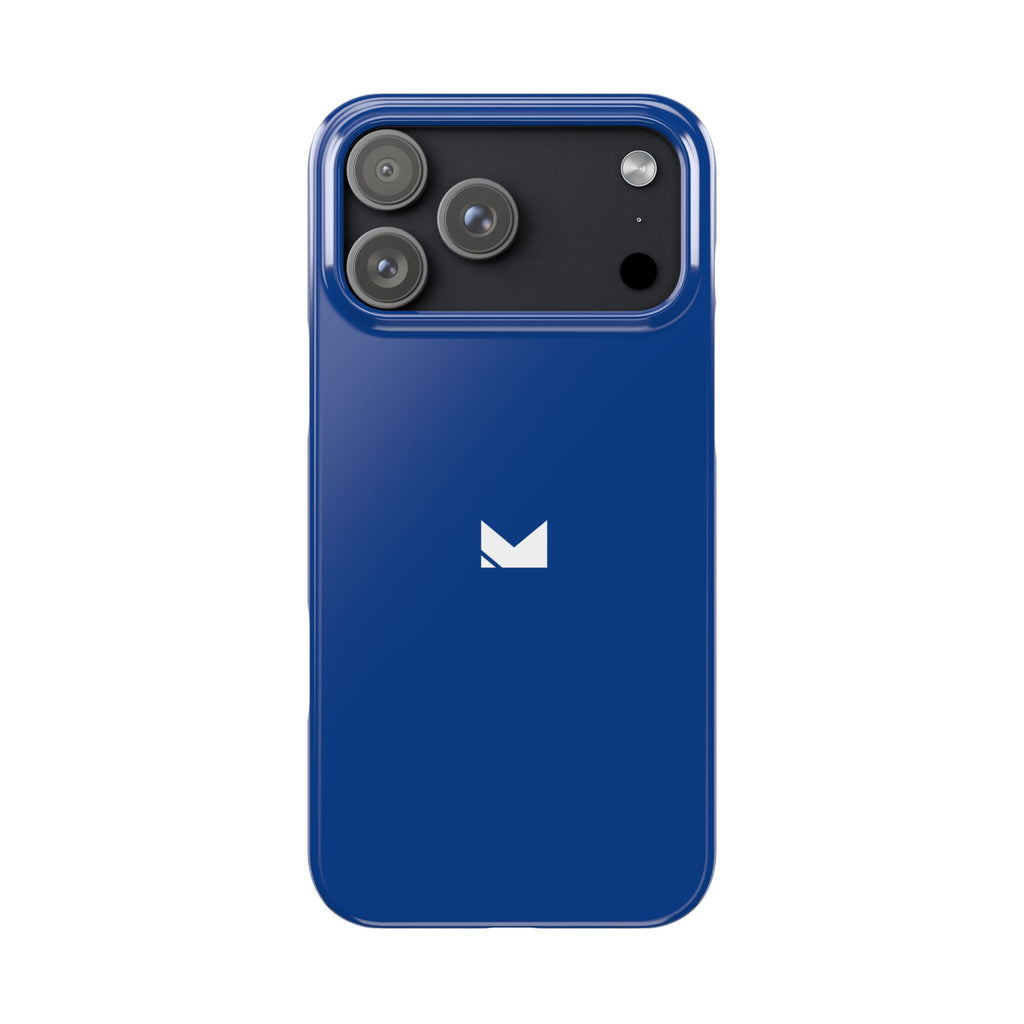 Dark Blue — Slim Matte Protective Phone Case (Compatible with iPhone only)