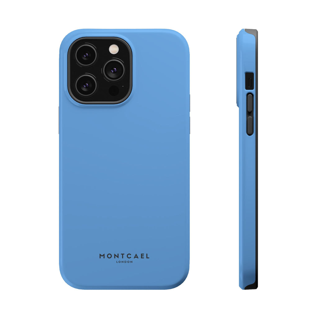 Light Blue — Magnetic Impact-Resistant Phone Case — Slim Shockproof MagSafe-Compatible (Compatible with iPhone and Samsung only)
