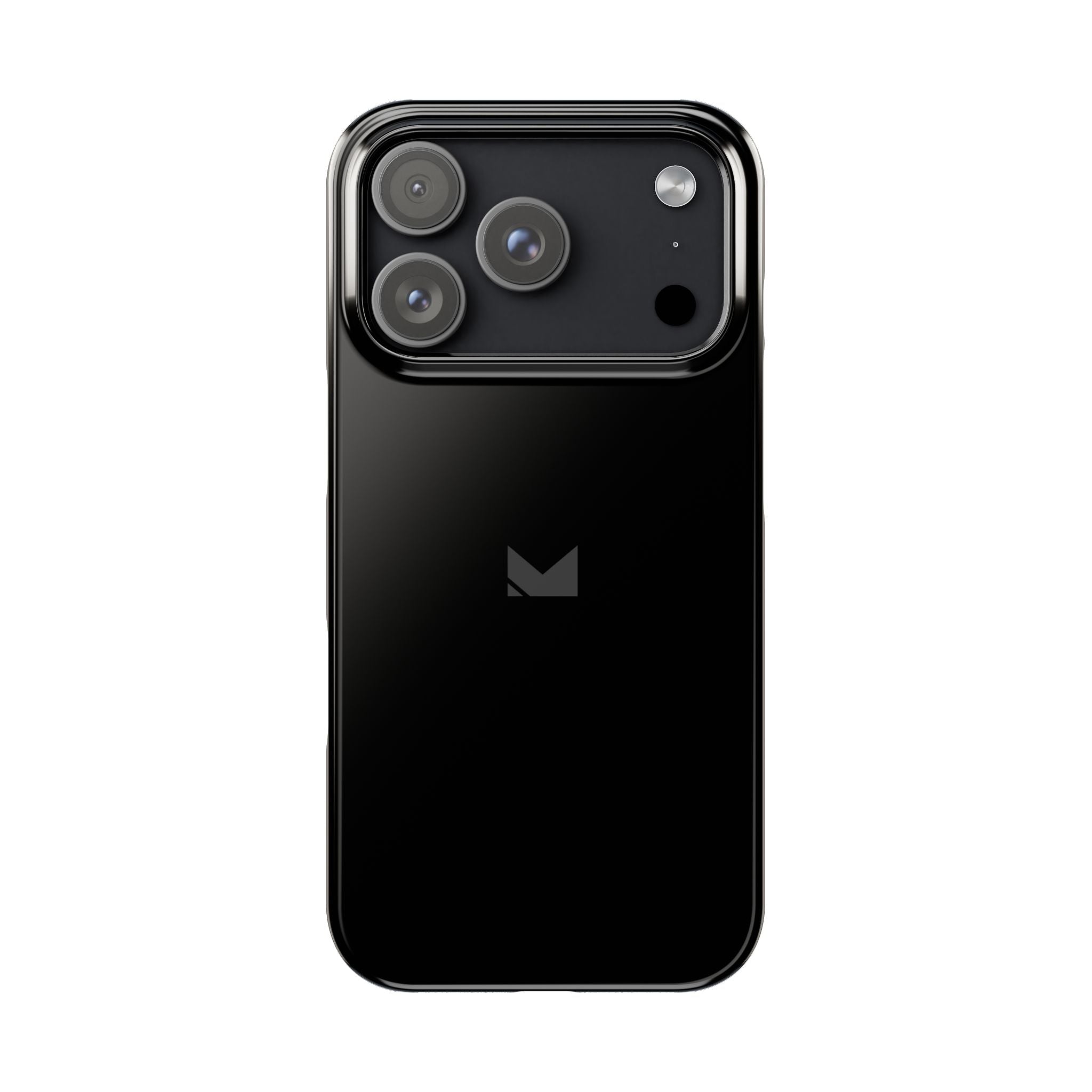 Black — Slim Matte Protective Phone Case (Compatible with iPhone only)