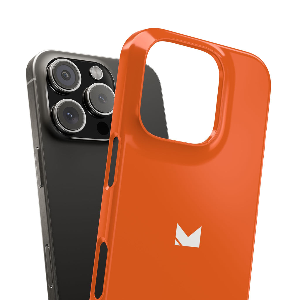 Orange — Slim Matte Protective Phone Case (Compatible with iPhone only)