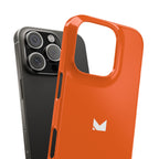 Orange — Slim Matte Protective Phone Case (Compatible with iPhone only)