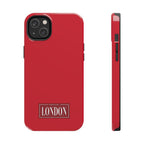 London City Tough Phone Case — Dark Red (Compatible with iPhone and Samsung only)