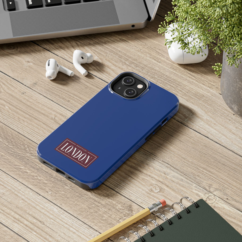 London City Tough Phone Case  — Dark Blue (Compatible with iPhone and Samsung only)