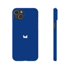 Dark Blue — Slim Matte Protective Phone Case (Compatible with iPhone only)
