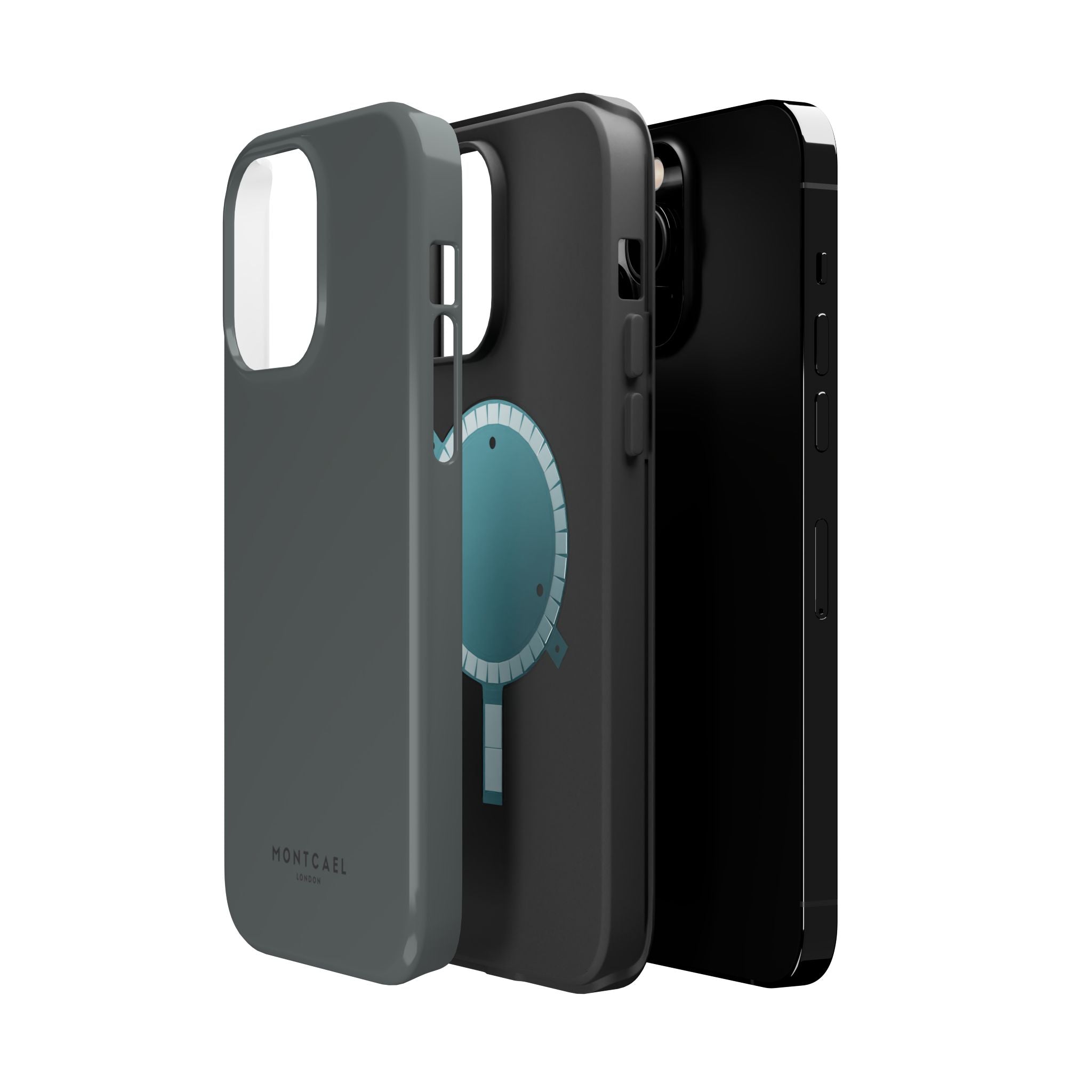 Dark Grey — Magnetic Impact-Resistant Phone Case — Slim Shockproof MagSafe-Compatible (Compatible with iPhone and Samsung only)