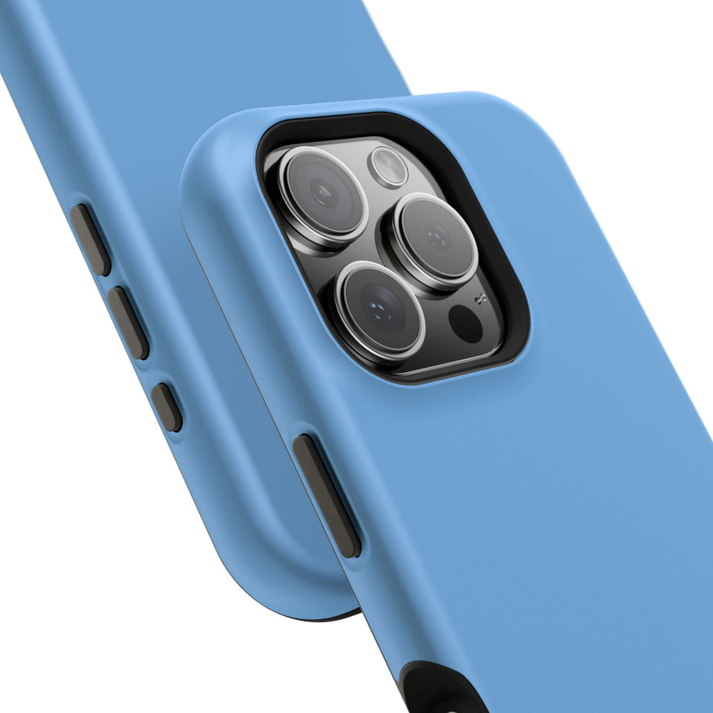Light Blue — Magnetic Impact-Resistant Phone Case — Slim Shockproof MagSafe-Compatible (Compatible with iPhone and Samsung only)