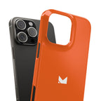 Orange — Slim Matte Protective Phone Case (Compatible with iPhone only)
