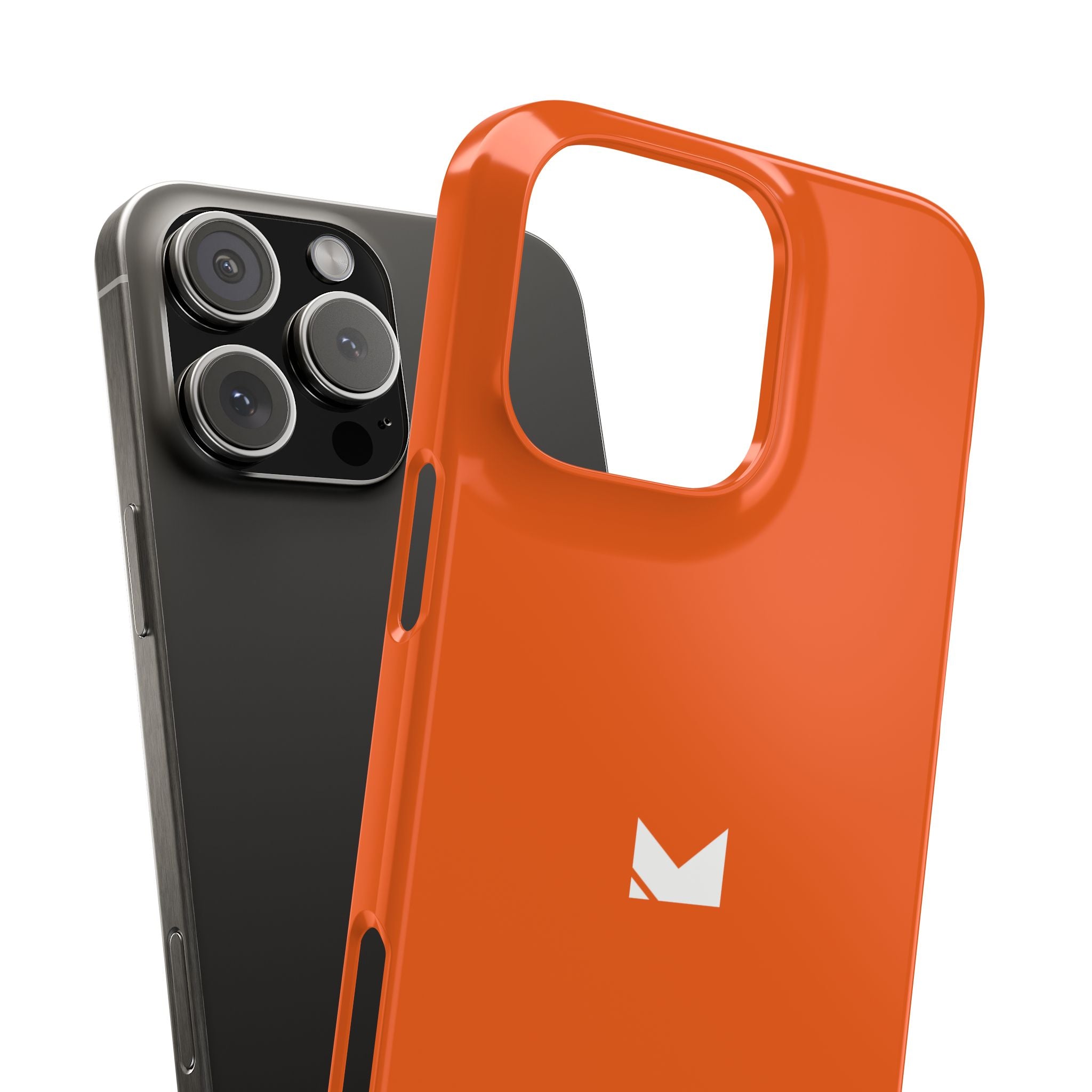 Orange — Slim Matte Protective Phone Case (Compatible with iPhone only)
