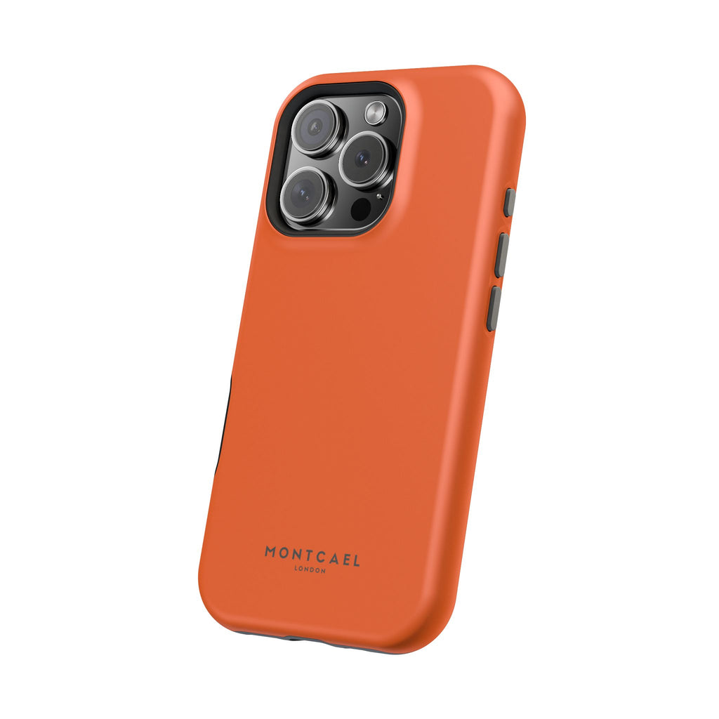 Orange — Magnetic Impact-Resistant Phone Case — Slim Shockproof MagSafe-Compatible (Compatible with iPhone and Samsung only)