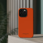 Orange — Magnetic Impact-Resistant Phone Case — Slim Shockproof MagSafe-Compatible (Compatible with iPhone and Samsung only)