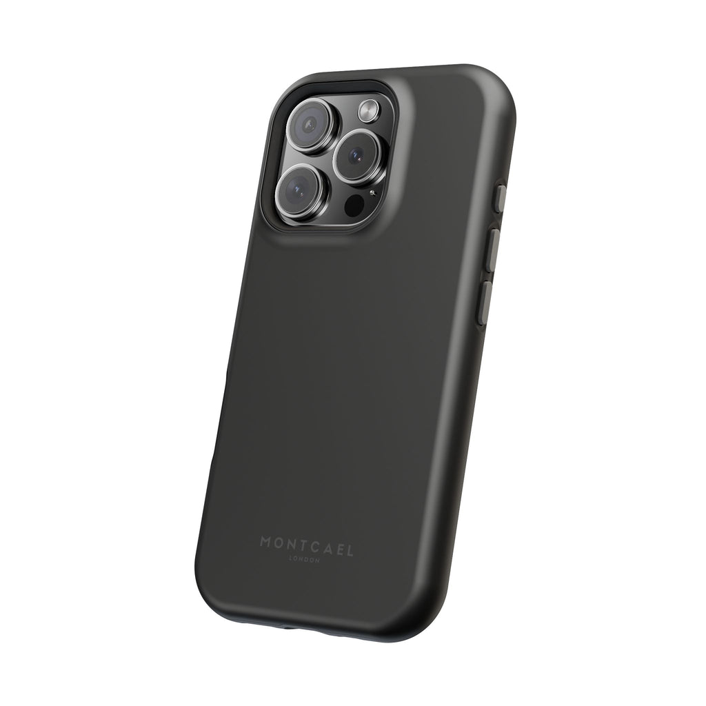 Black — Magnetic Impact-Resistant Phone Case — Slim Shockproof MagSafe-Compatible (Compatible with iPhone and Samsung only)