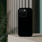 Black — Magnetic Impact-Resistant Phone Case — Slim Shockproof MagSafe-Compatible (Compatible with iPhone and Samsung only)