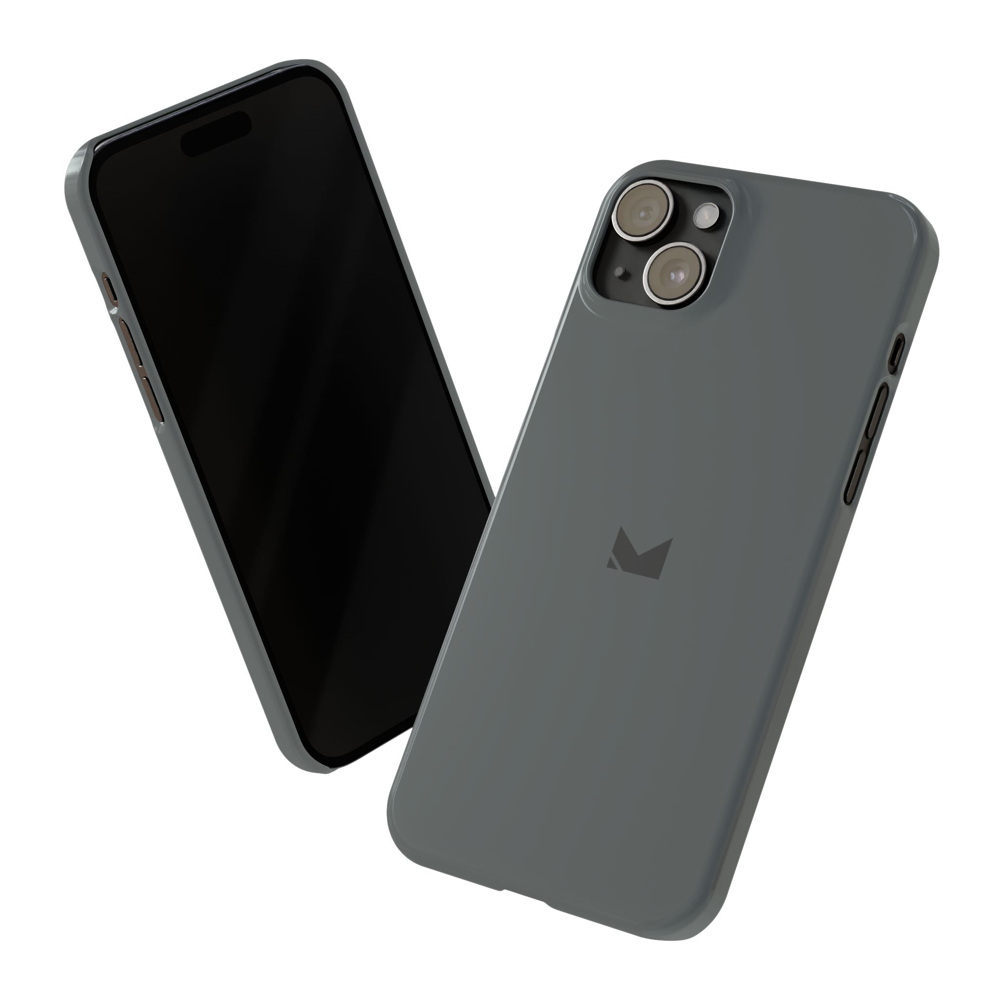 Dark Grey — Slim Matte Protective Phone Case (Compatible with iPhone only)