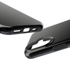 Black — Magnetic Impact-Resistant Phone Case — Slim Shockproof MagSafe-Compatible (Compatible with iPhone and Samsung only)