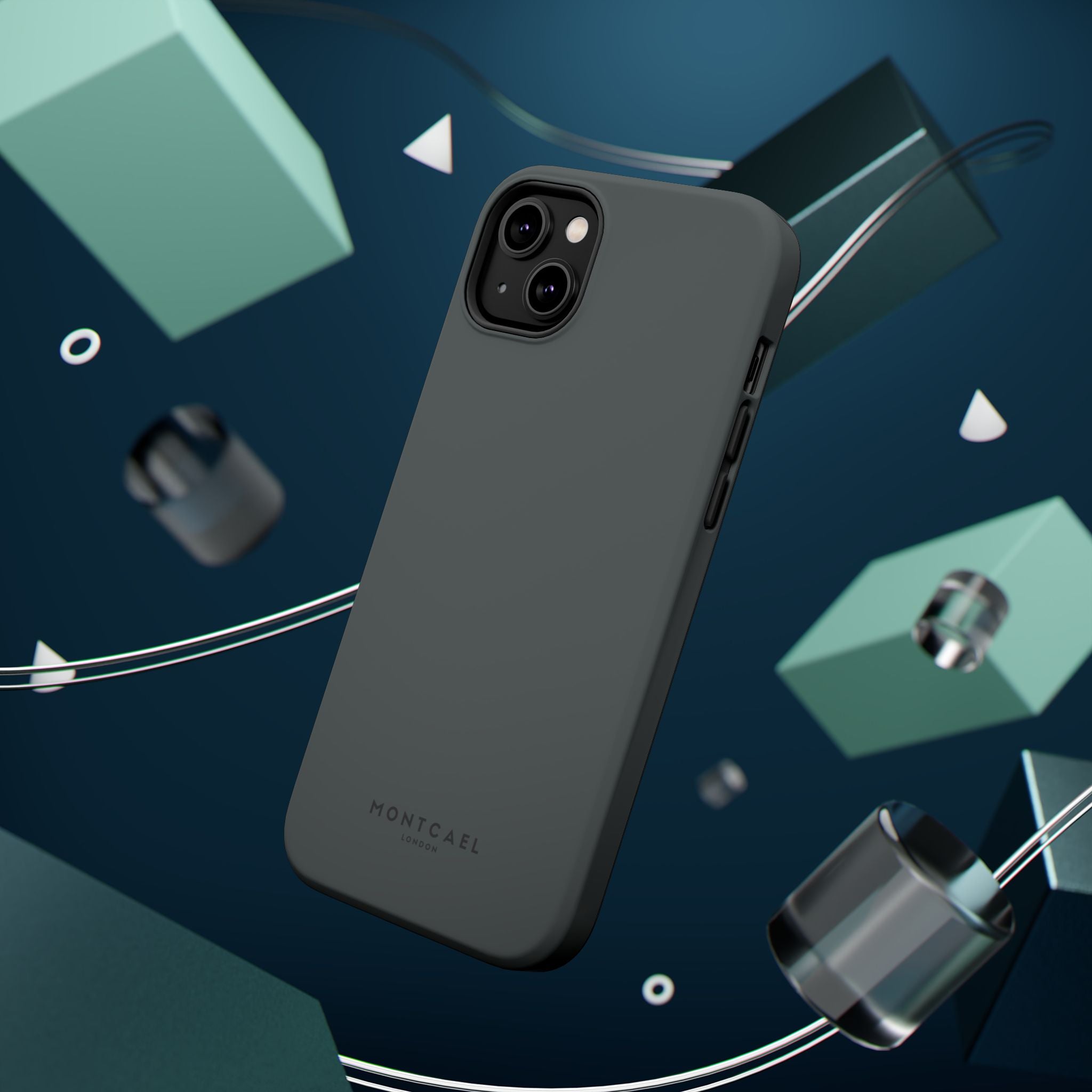 Dark Grey — Magnetic Impact-Resistant Phone Case — Slim Shockproof MagSafe-Compatible (Compatible with iPhone and Samsung only)