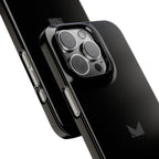 Black — Slim Matte Protective Phone Case (Compatible with iPhone only)