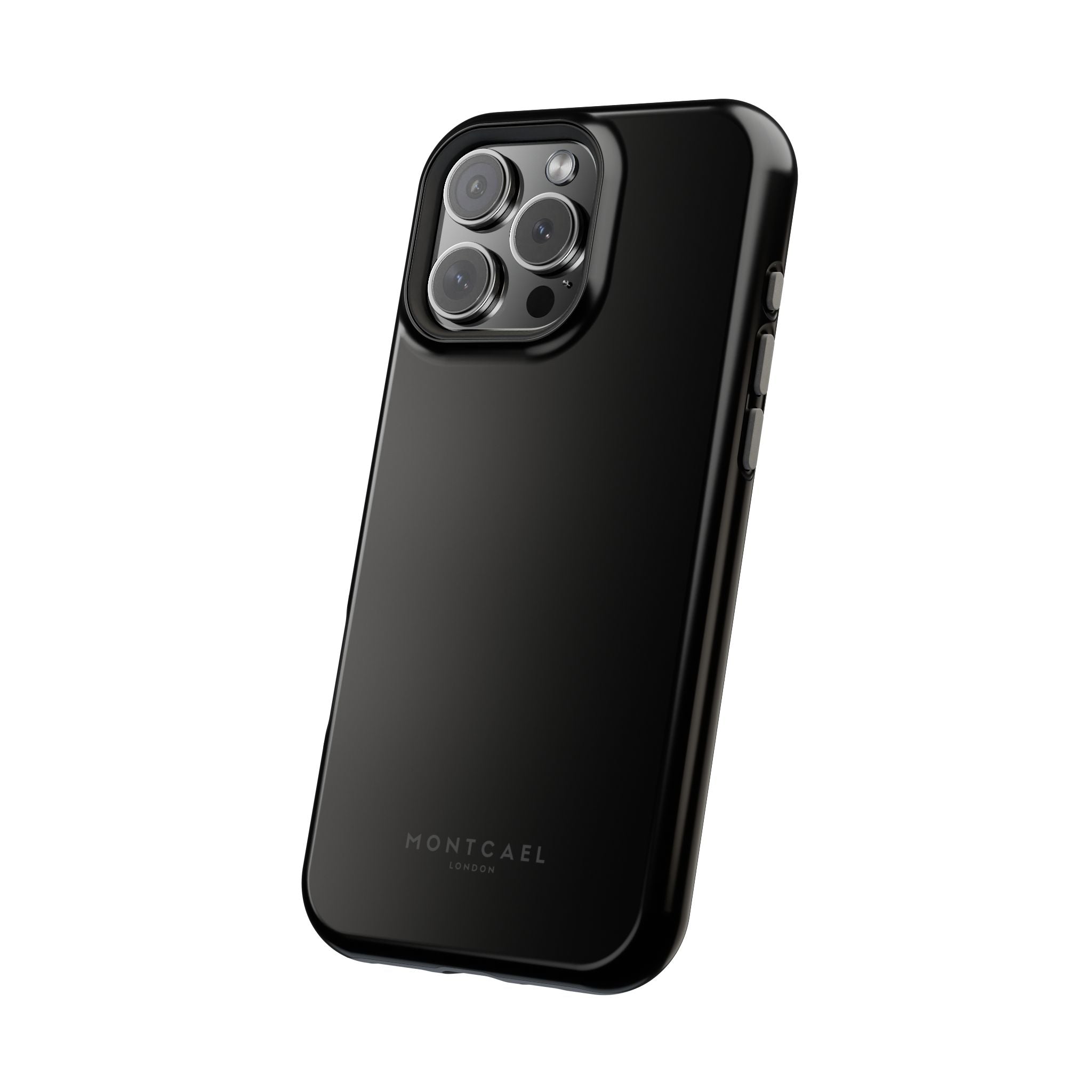 Black — Magnetic Impact-Resistant Phone Case — Slim Shockproof MagSafe-Compatible (Compatible with iPhone and Samsung only)