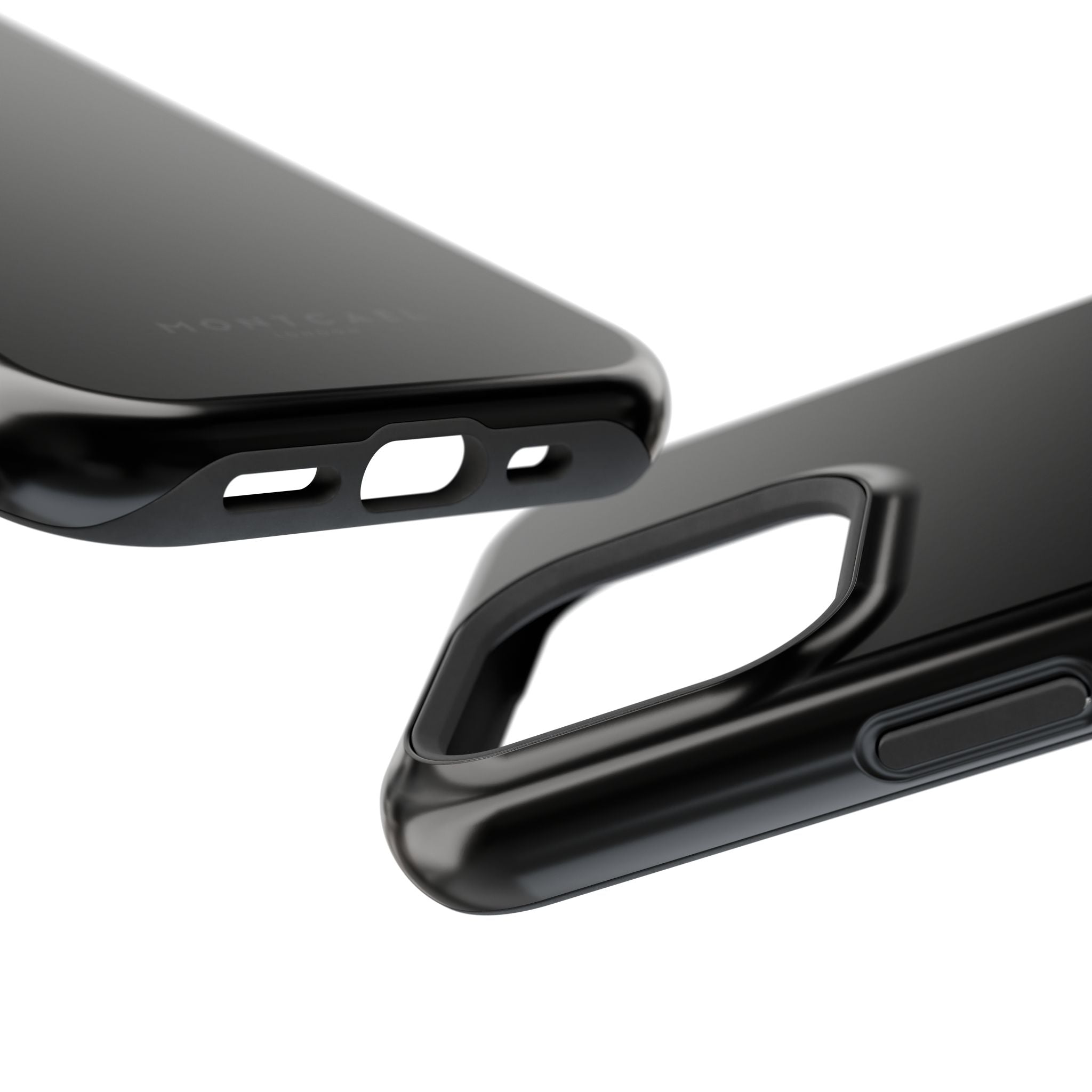 Black — Magnetic Impact-Resistant Phone Case — Slim Shockproof MagSafe-Compatible (Compatible with iPhone and Samsung only)