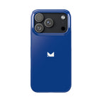 Dark Blue — Slim Matte Protective Phone Case (Compatible with iPhone only)