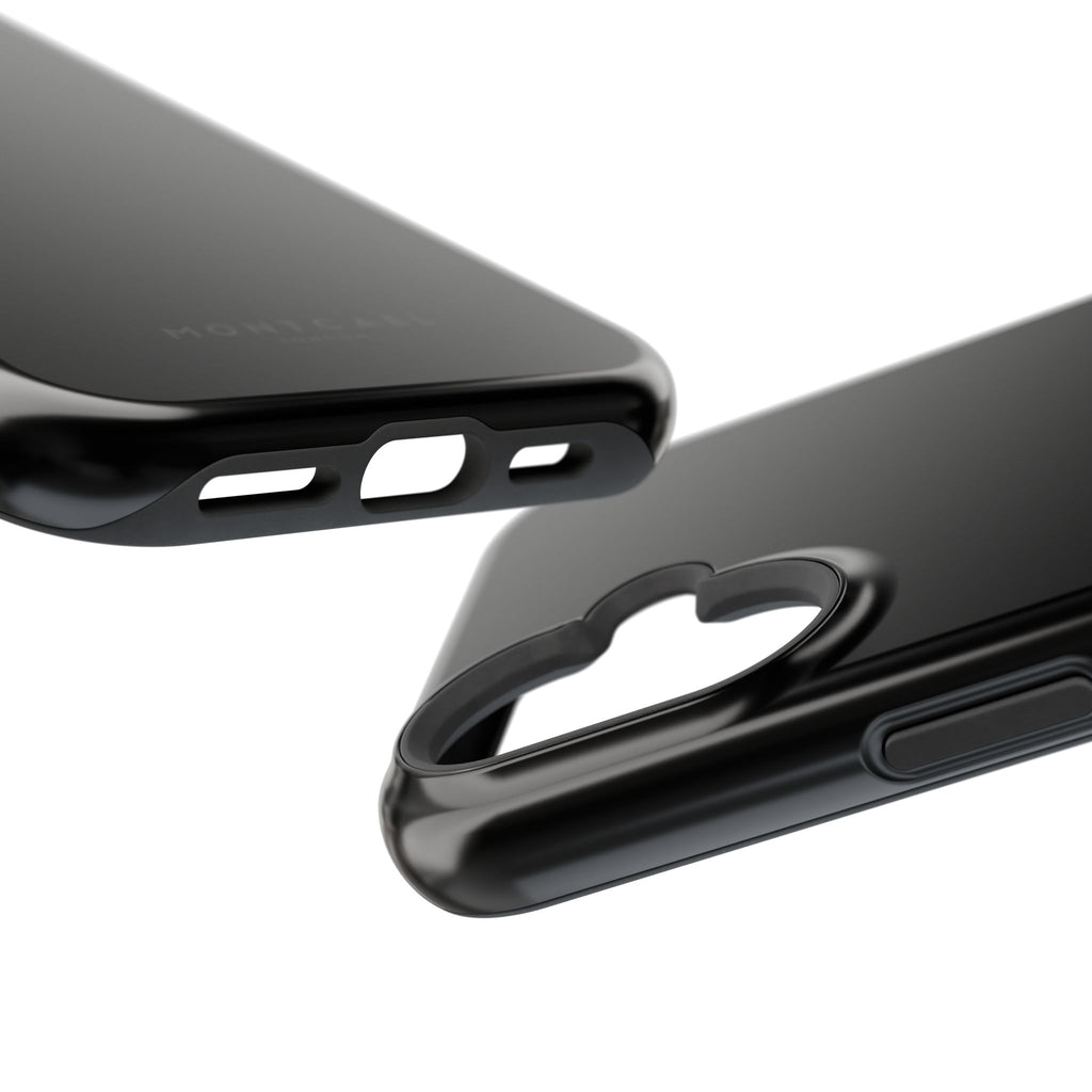 Black — Magnetic Impact-Resistant Phone Case — Slim Shockproof MagSafe-Compatible (Compatible with iPhone and Samsung only)