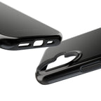 Black — Magnetic Impact-Resistant Phone Case — Slim Shockproof MagSafe-Compatible (Compatible with iPhone and Samsung only)