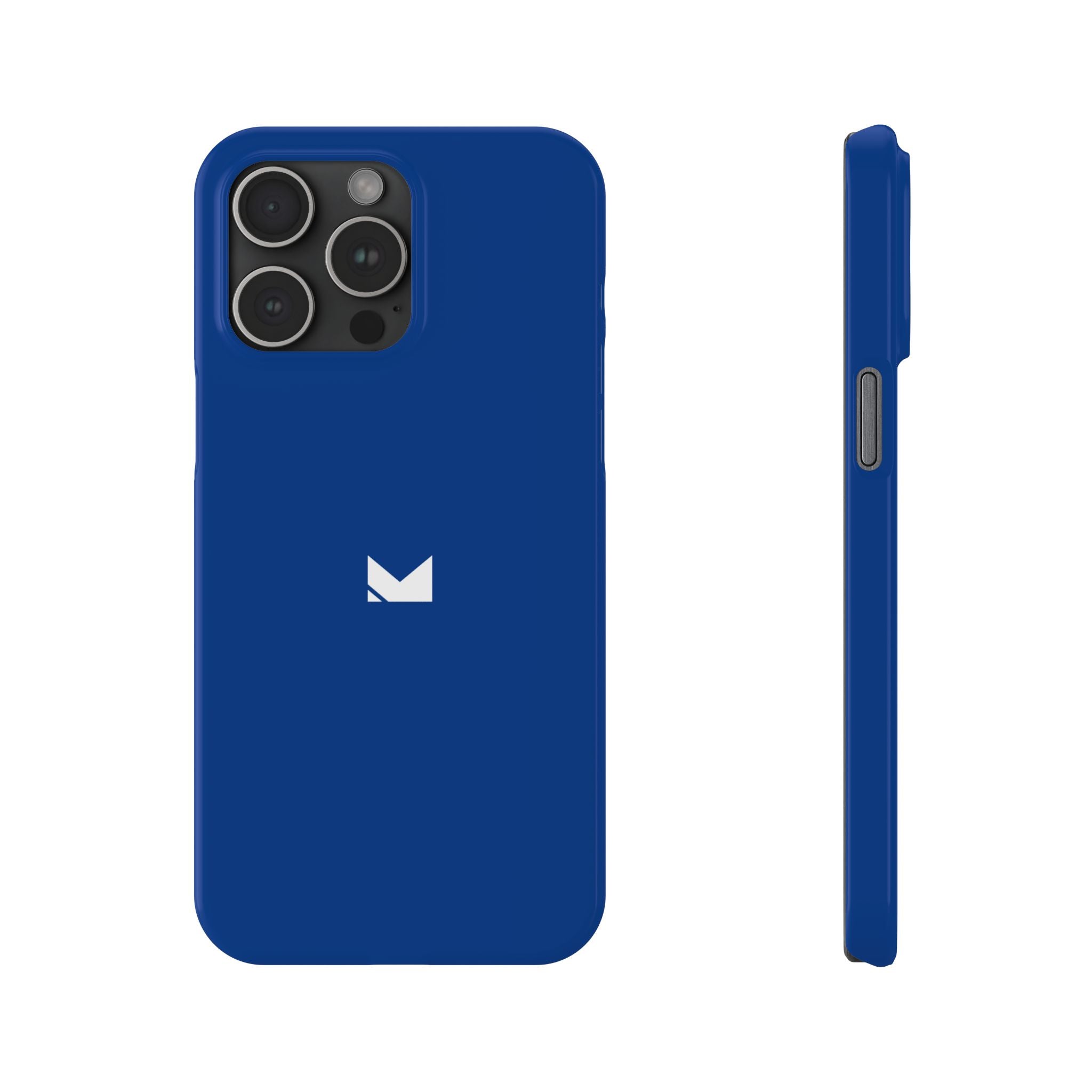 Dark Blue — Slim Matte Protective Phone Case (Compatible with iPhone only)