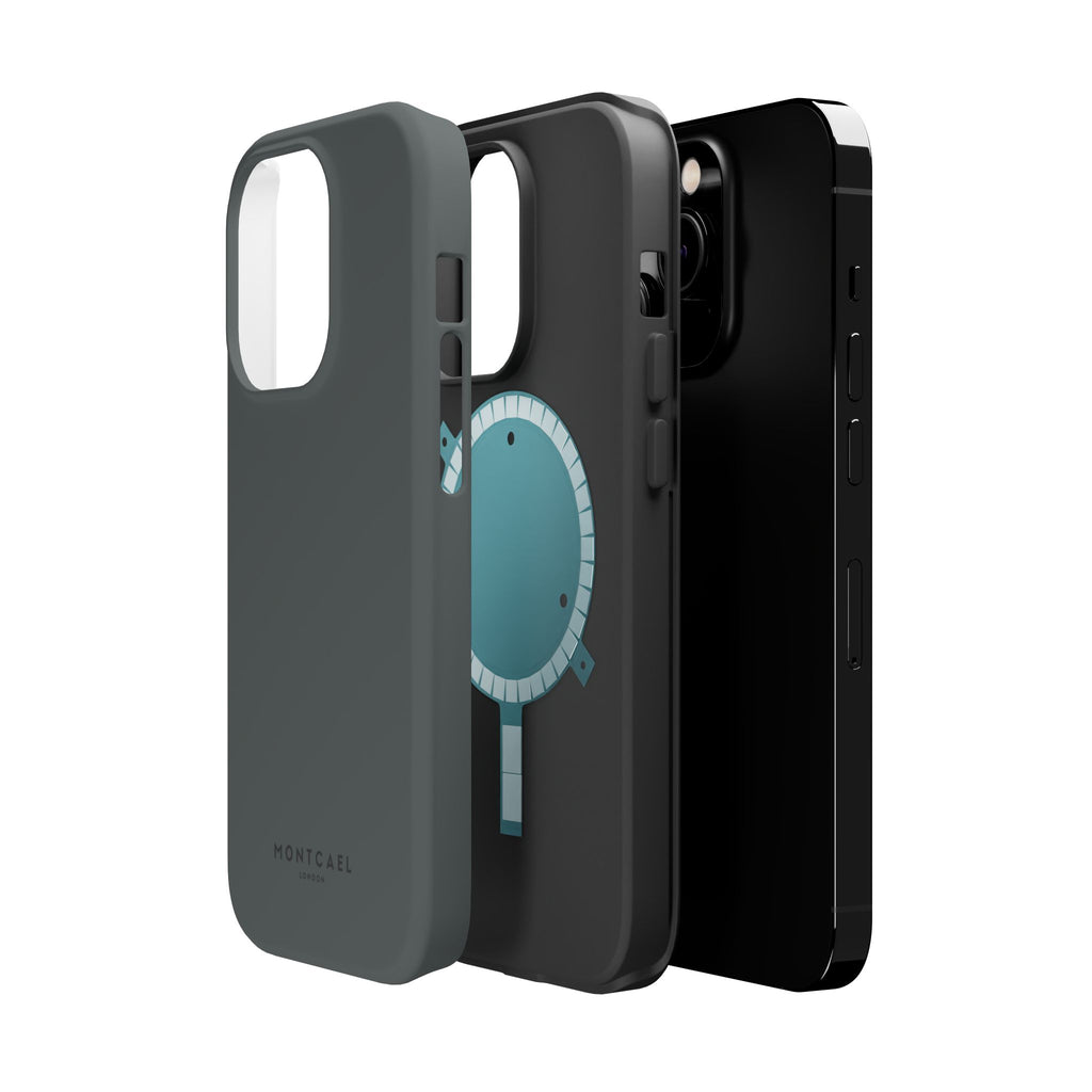 Dark Grey — Magnetic Impact-Resistant Phone Case — Slim Shockproof MagSafe-Compatible (Compatible with iPhone and Samsung only)