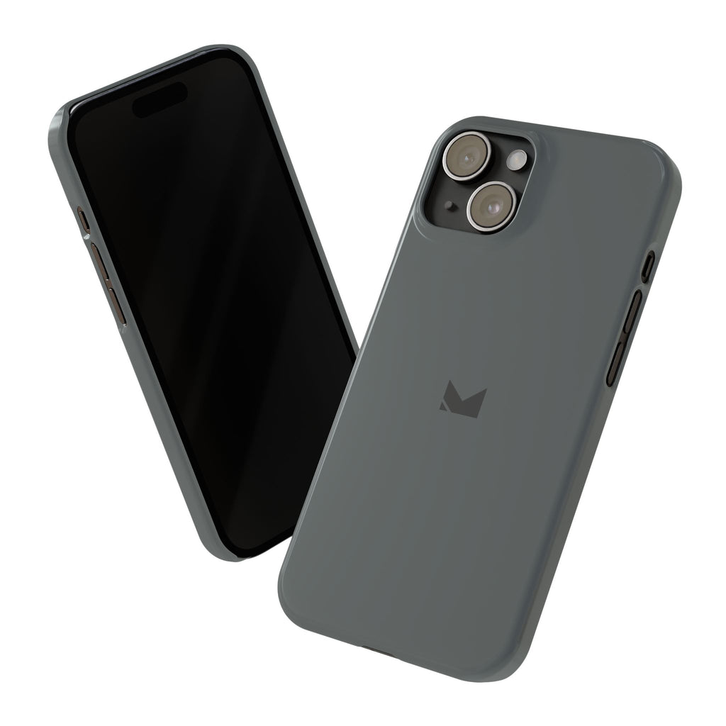 Dark Grey — Slim Matte Protective Phone Case (Compatible with iPhone only)