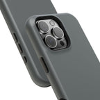 Dark Grey — Magnetic Impact-Resistant Phone Case — Slim Shockproof MagSafe-Compatible (Compatible with iPhone and Samsung only)