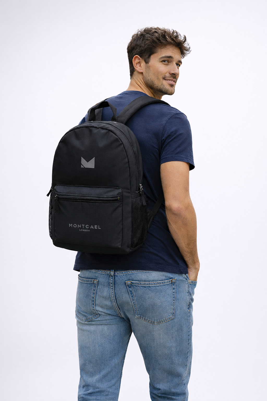 Classic Logo Backpack — Black