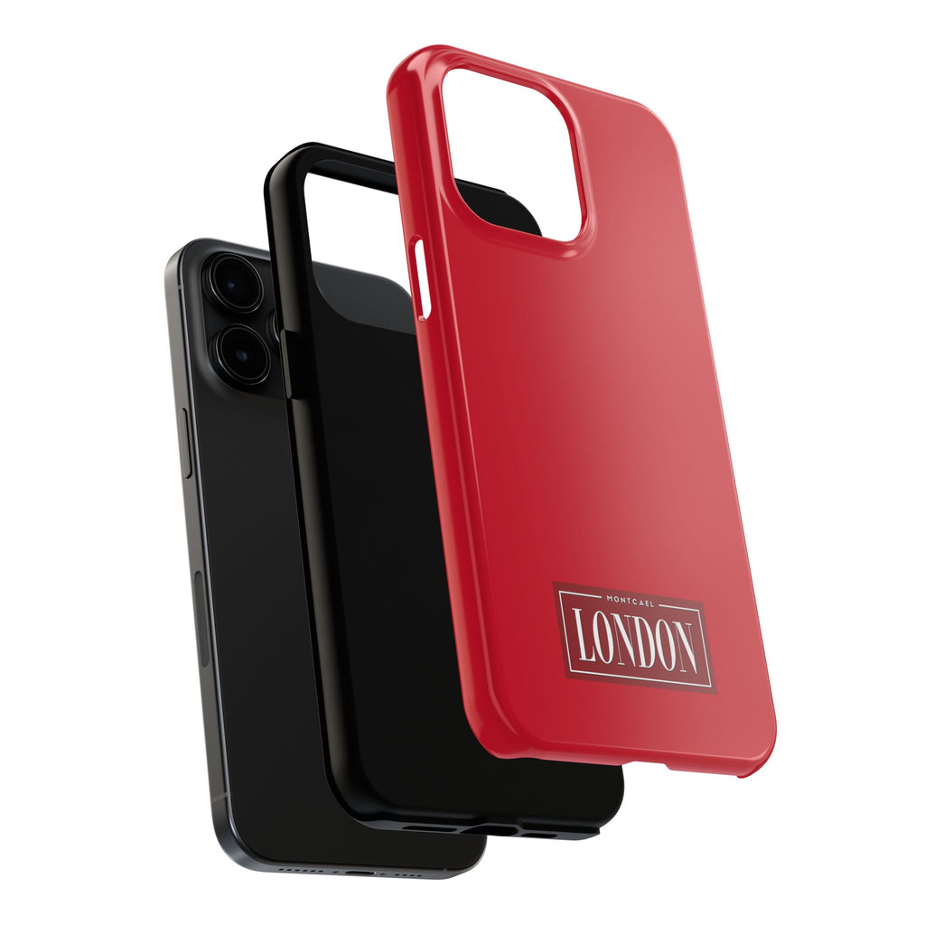 London City Tough Phone Case — Dark Red (Compatible with iPhone and Samsung only)