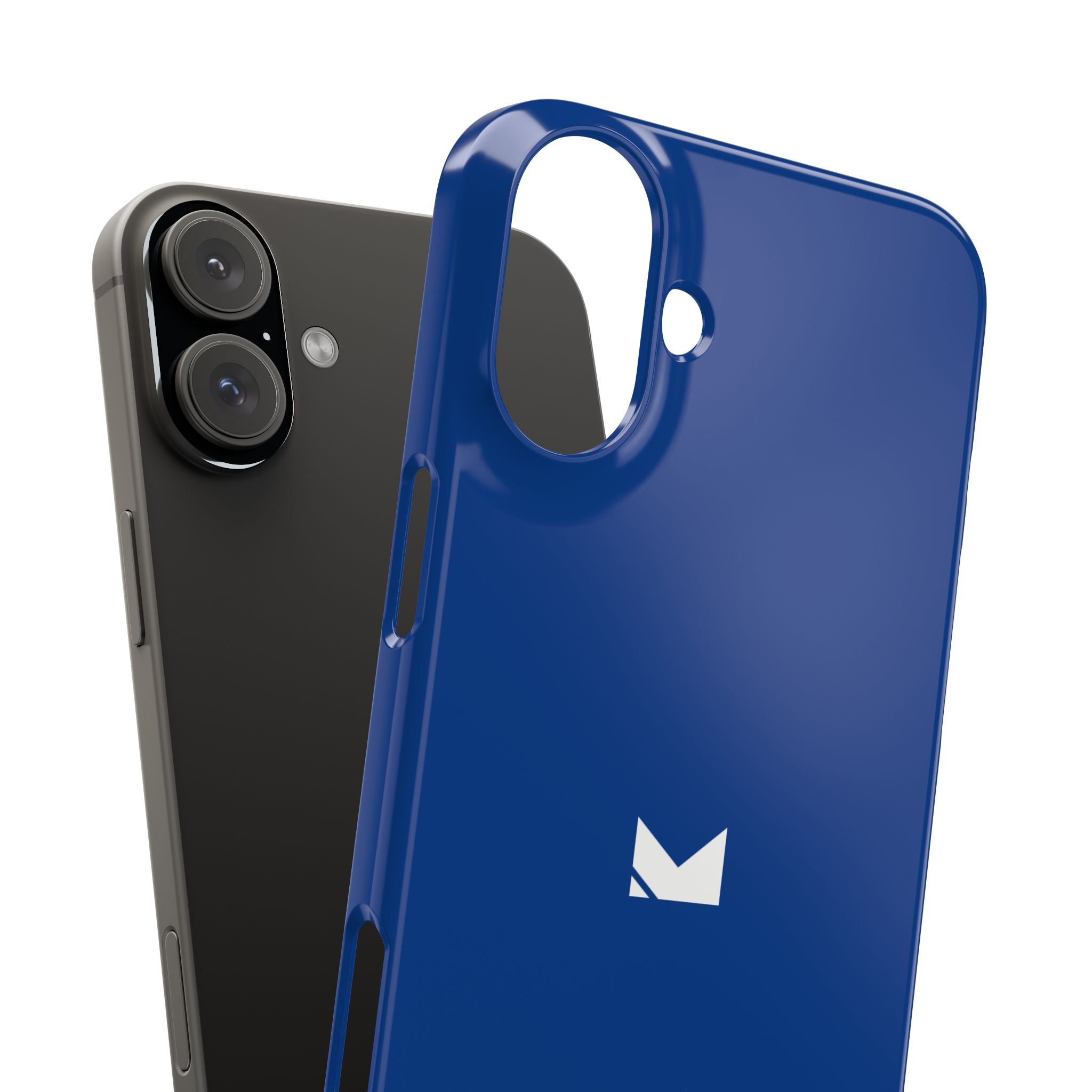 Dark Blue — Slim Matte Protective Phone Case (Compatible with iPhone only)