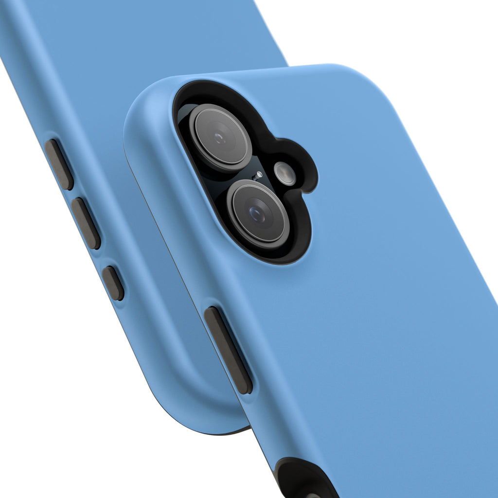 Light Blue — Magnetic Impact-Resistant Phone Case — Slim Shockproof MagSafe-Compatible (Compatible with iPhone and Samsung only)