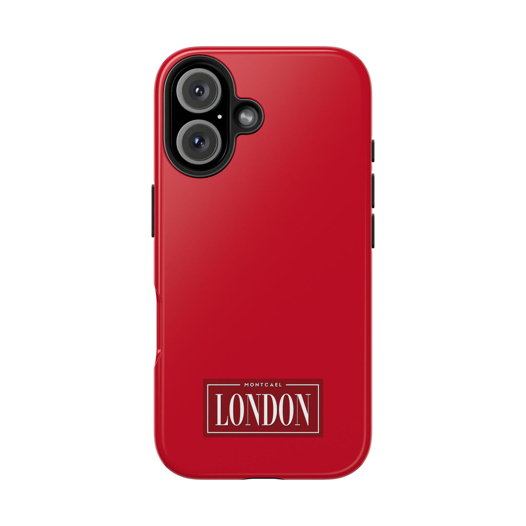 London City Tough Phone Case — Dark Red (Compatible with iPhone and Samsung only)