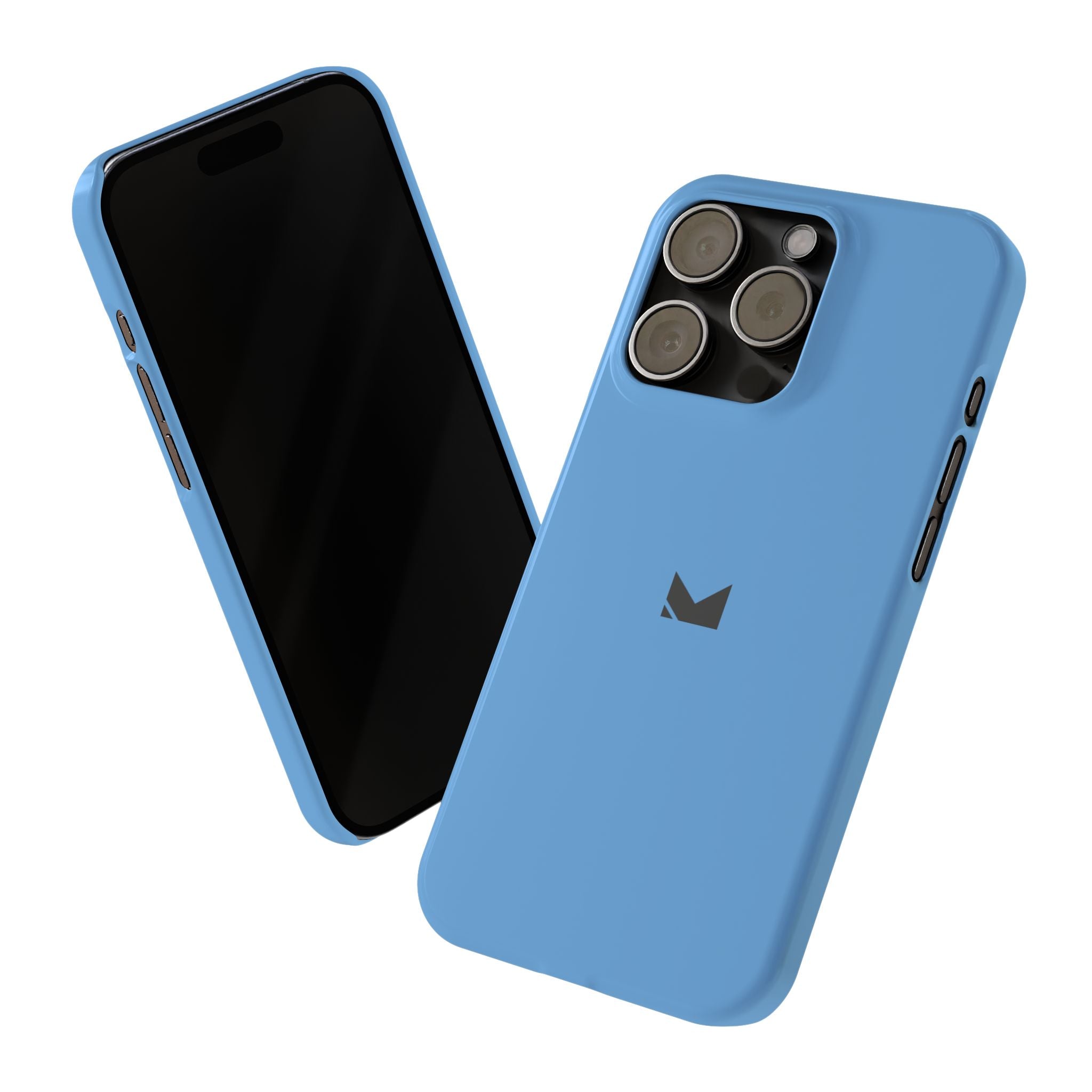 Light Blue — Slim Matte Protective Phone Case (Compatible with iPhone only)