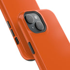 Orange — Magnetic Impact-Resistant Phone Case — Slim Shockproof MagSafe-Compatible (Compatible with iPhone and Samsung only)