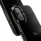 Black — Slim Matte Protective Phone Case (Compatible with iPhone only)