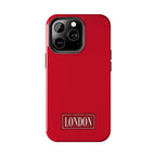 London City Tough Phone Case — Dark Red (Compatible with iPhone and Samsung only)