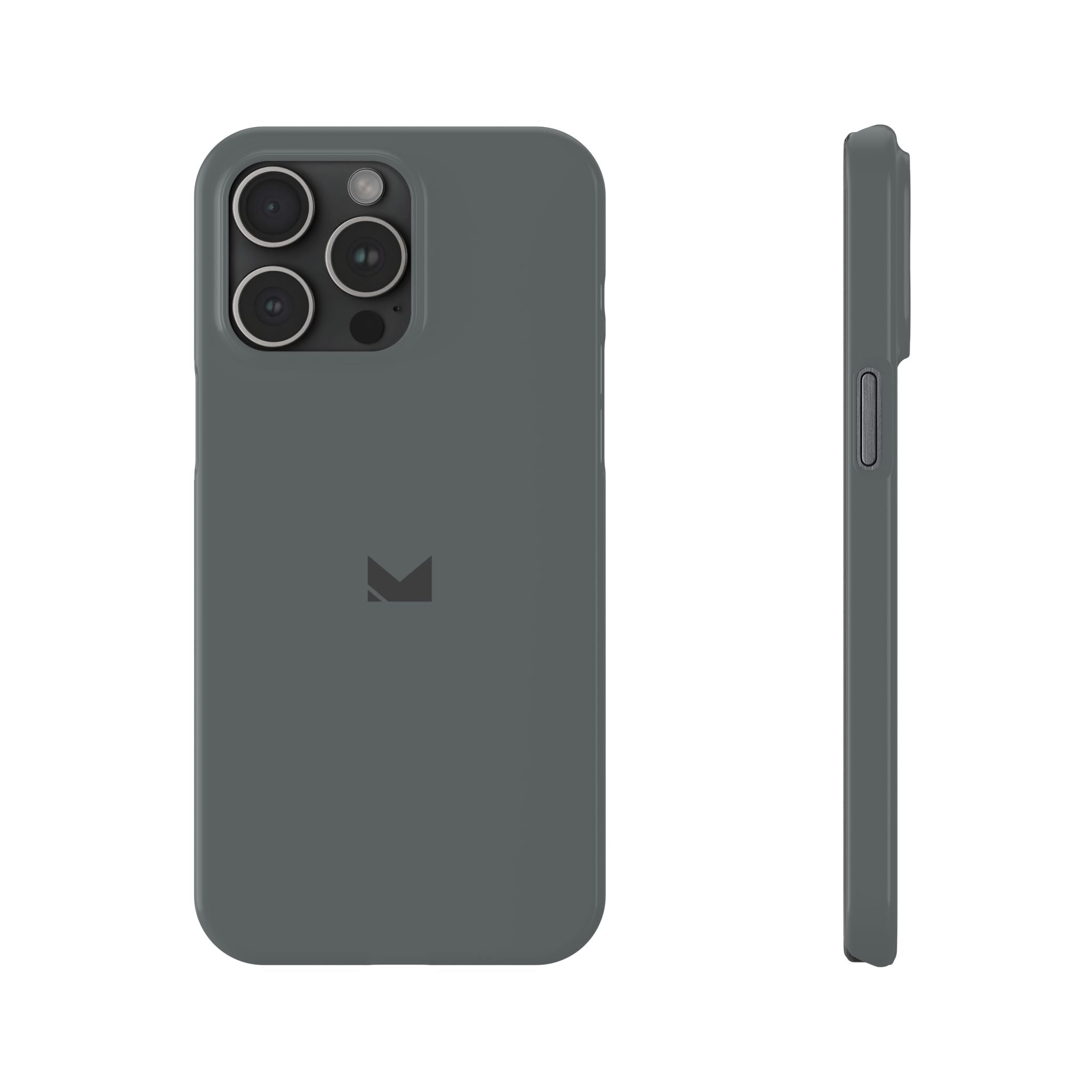 Dark Grey — Slim Matte Protective Phone Case (Compatible with iPhone only)